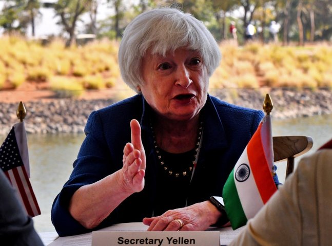 Yellen says 'absolutely necessary' for G20 to condemn war in Ukraine