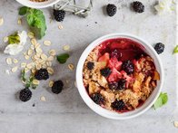 Böğürtlenli Crumble