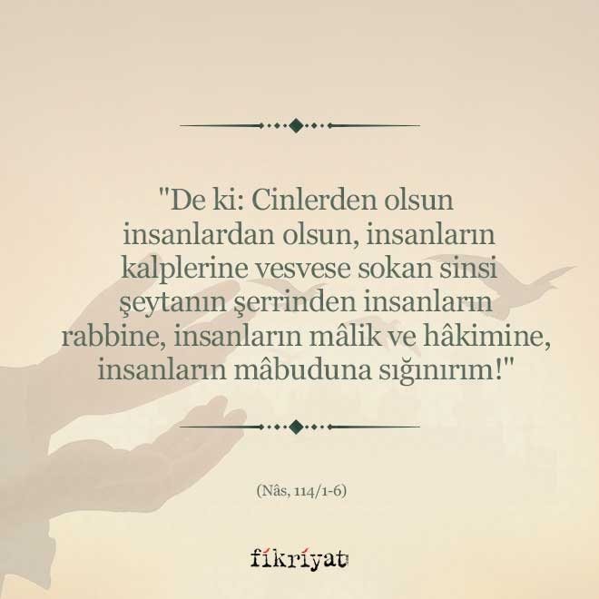 Vesveseden nasıl kurtuluruz?