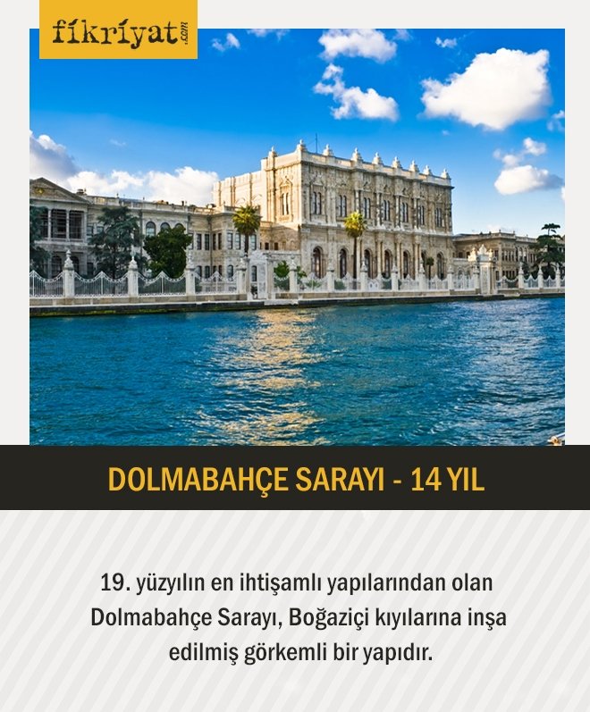 DOLMABAHÇE SARAYI - 14 YIL