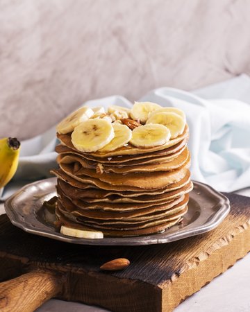 Fit tarif: Yulaflı muzlu pankek