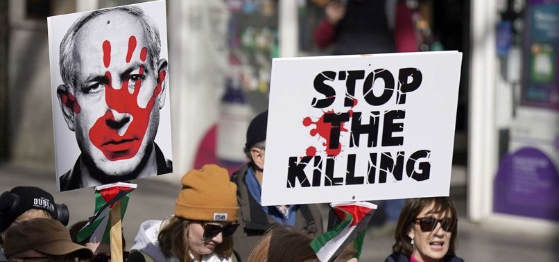 TENS OF THOUSANDS TAKE PART IN MARCH FOR PALESTINE IN DUBLIN