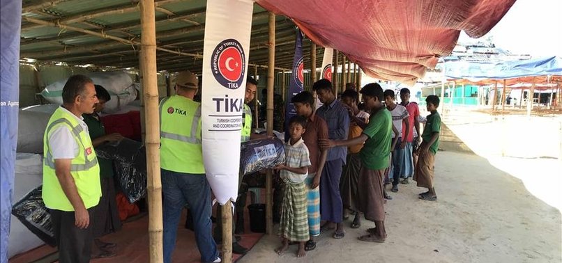 TURKISH AID AGENCY HELPS ROHINGYA MUSLIMS IN BANGLADESH