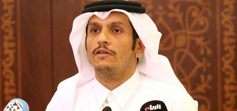 QATAR FM AL-THANI CALLS FOR HALT TO NORMALIZATION WITH ASSAD REGIME