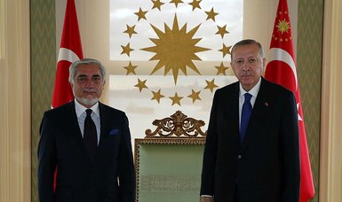 Turkish president receives top Afghan peace negotiator