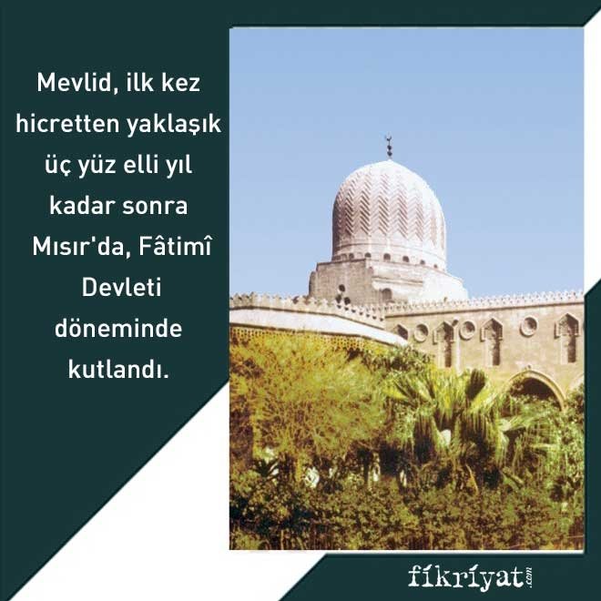 İLK MEVLİD TÖRENLERİ