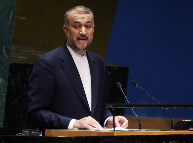Iran demands US halt 'genocide' in Gaza in UN General Assembly address
