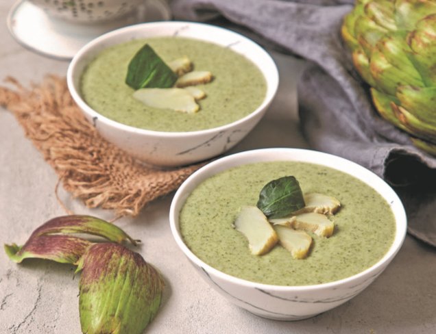 Enginarlı Ispanaklı Çorba Tarifi