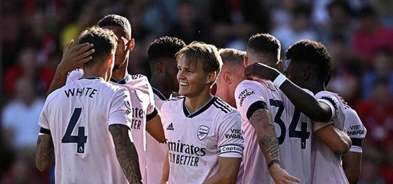 ODEGAARD DOUBLE HELPS ARSENAL MOVE TOP OF EPL BY EARNING 3-0 OVER BOURNEMOUTH