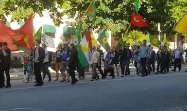YPG/PKK supporters hold demonstration in Sweden to protest NATO deal