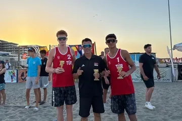 18 Yaş Altı Erkek Plaj Voleybol Takımı Balkan Şampiyonu