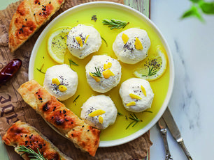 Limonlu Peynir Topları