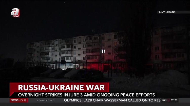 Overnight strikes injure 3 amid ongoing peace efforts
