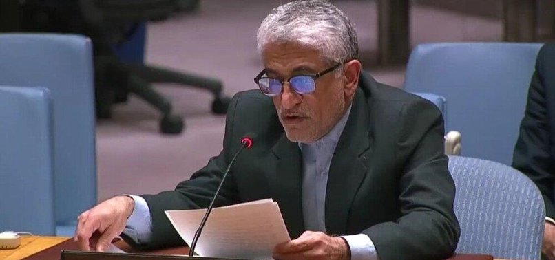 IRAN SAYS ISRAEL RESPONSIBLE FOR DRONE ATTACK: ENVOY