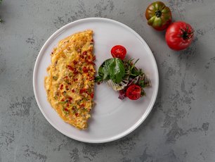 Sebzeli Omlet