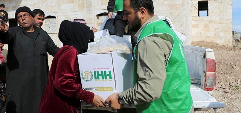 TURKISH AGENCY CONTINUES AID DELIVERY IN NW SYRIA