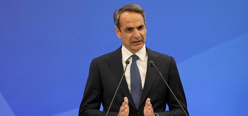 GREEK PM MITSOTAKIS HAILS POLITICAL EARTHQUAKE IN ELECTION WIN