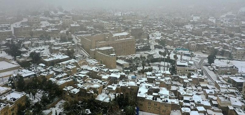 WEST BANK BLANKETED IN SNOW FOR FIRST TIME IN YEARS