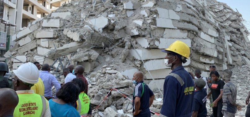 NIGERIA RESCUERS PULL 2 SURVIVORS FROM COLLAPSED LAGOS BUILDING: OFFICIAL