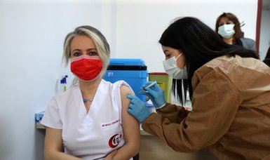 More than 650,000 health care workers get COVID-19 vaccine in Turkey in 3 days