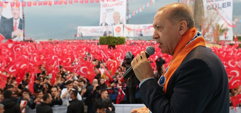 ERDOĞAN SAYS TURKEY WILL CLEAR SOUTHERN BORDER FROM TERRORISTS