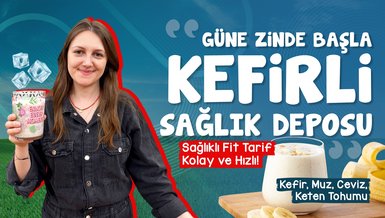 KEFİRLİ MUZLU FİT SMOOTHIE 😋