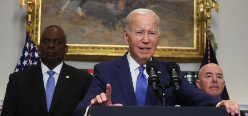 BIDEN SAYS CLIMATE CRISIS CANNOT BE DENIED ANYMORE AS U.S. FACES DISASTERS