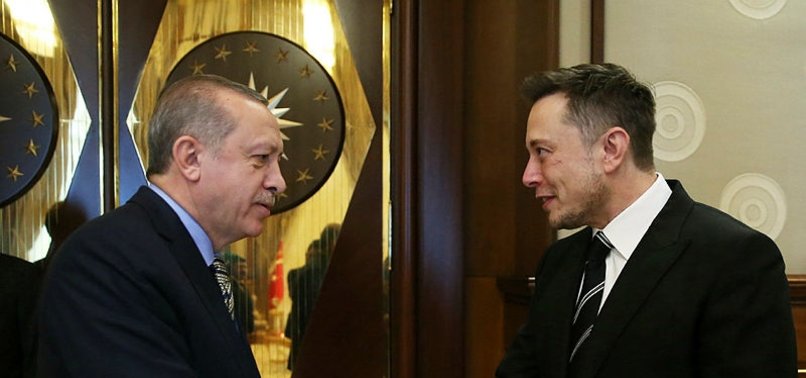 TURKISH PRESIDENT ERDOĞAN DISCUSS WITH TESLA CEO ELON MUSK