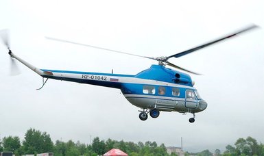 1 killed, 4 hurt in Russia helicopter crash