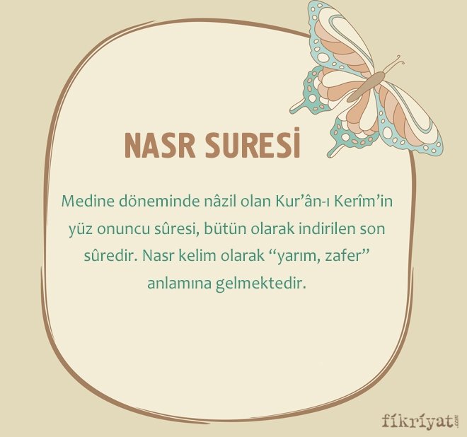 NASR SURESİ
