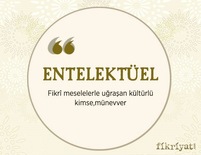 ENTELEKTÜEL