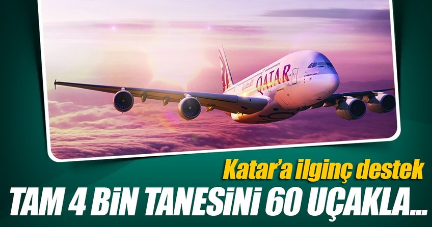 Katar’a en ilginç destek!