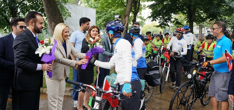 GROUP OF AFGHAN BIKERS REACH ISTANBUL AFTER COMPLETING TURKEY-AFGHANISTAN FRIENDSHIP TOUR