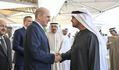 Turkish parliament speaker, UAE president discuss bilateral relations