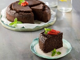 Amarantlı Kırmızı Fasulyeli Brownie