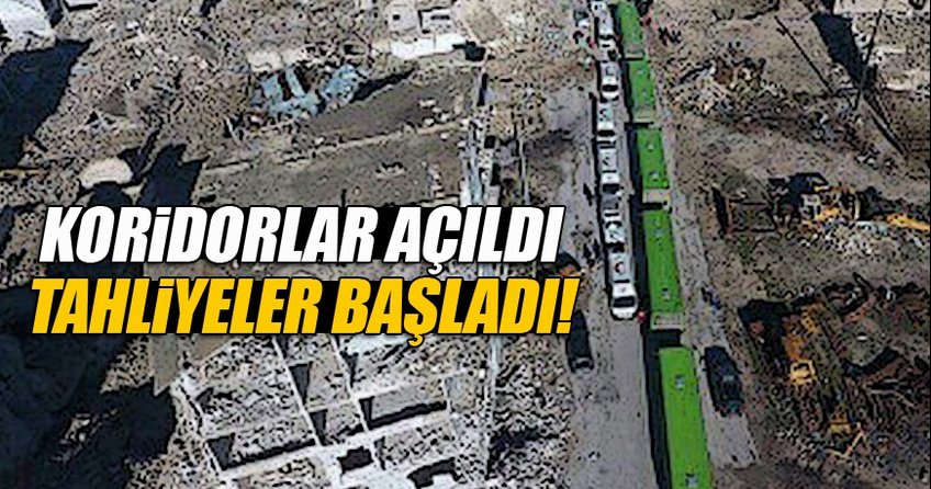Halep’te tahliye operasyonu başladı