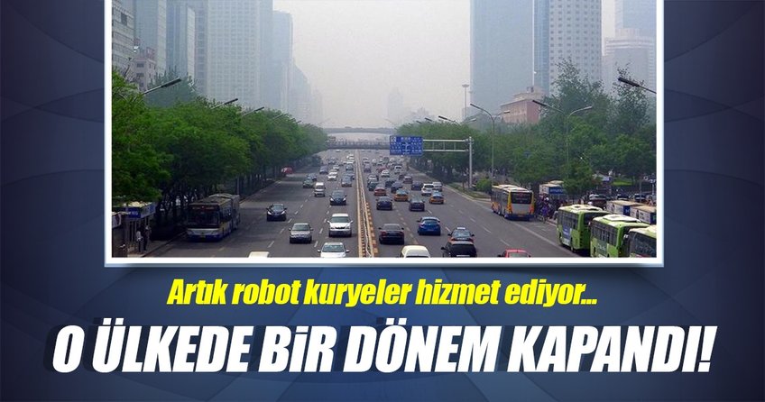 Çin’de robot kurye hizmete başladı