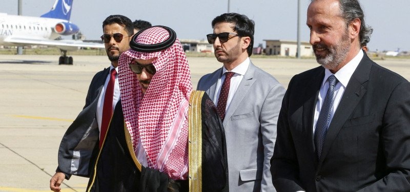 Saudi foreign minister visits Syria for 1st time in 12 years
