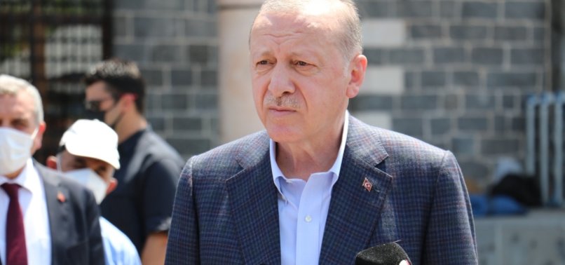 ERDOĞAN SAYS TURKEY, U.S. HAVE AGREED ON SCOPE OF KABUL AIRPORT SECURITY