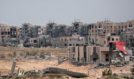 Israeli bombardment razes areas surrounding hospital in Gaza