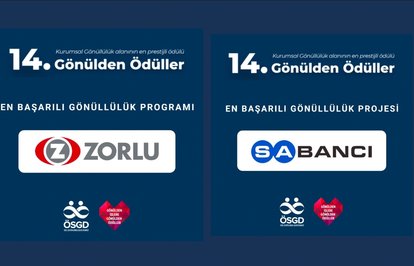 ZorluveSabancıHoldingebaşarılıgönüllülüködülü