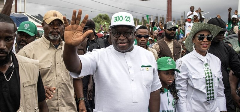 Sierra Leone’s president re-elected