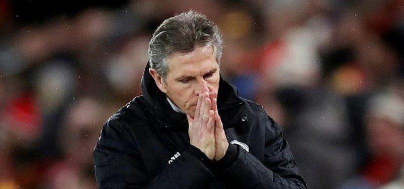 LEICESTER CITY PART COMPANY WITH MANAGER CLAUDE PUEL