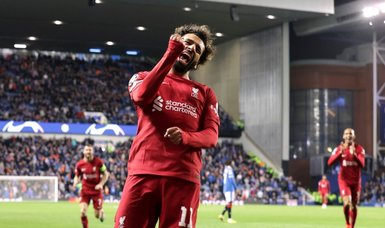 Salah scores fastest Champions League hat-trick in Liverpool's 7-1 win at Rangers