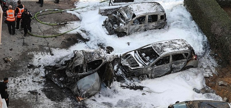 ISRAELI MILITARY SAYS IRANIAN MISSILES HIT CENTRAL ISRAEL