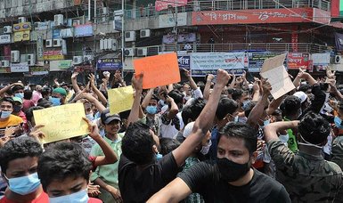 One killed after Bangladesh police fire on anti-lockdown protesters
