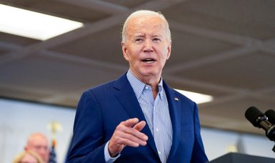 Biden 'strongly' supports House Ukraine, Israel aid package