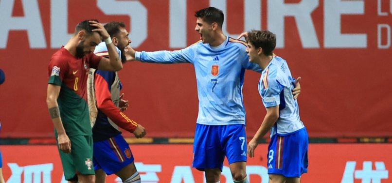 SPAIN SNARE NATIONS LEAGUE SEMIS SPOT FROM PORTUGAL