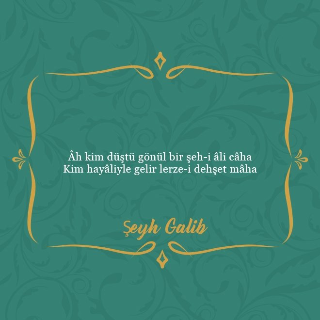 Divan şairlerinden en güzel beyitler
