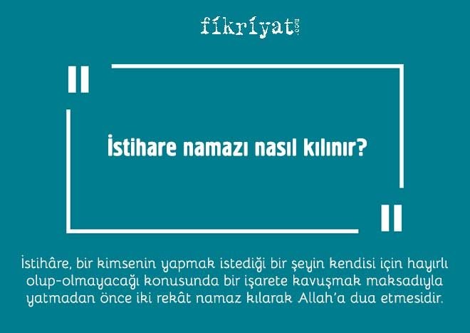 İstihâre namazı nasıl kılınır? İstihâre nasıl yapılır?